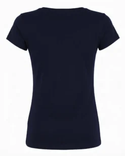MY JEWELS - Tshirt mezza manica con scollo a girocollo BAMBOO blu