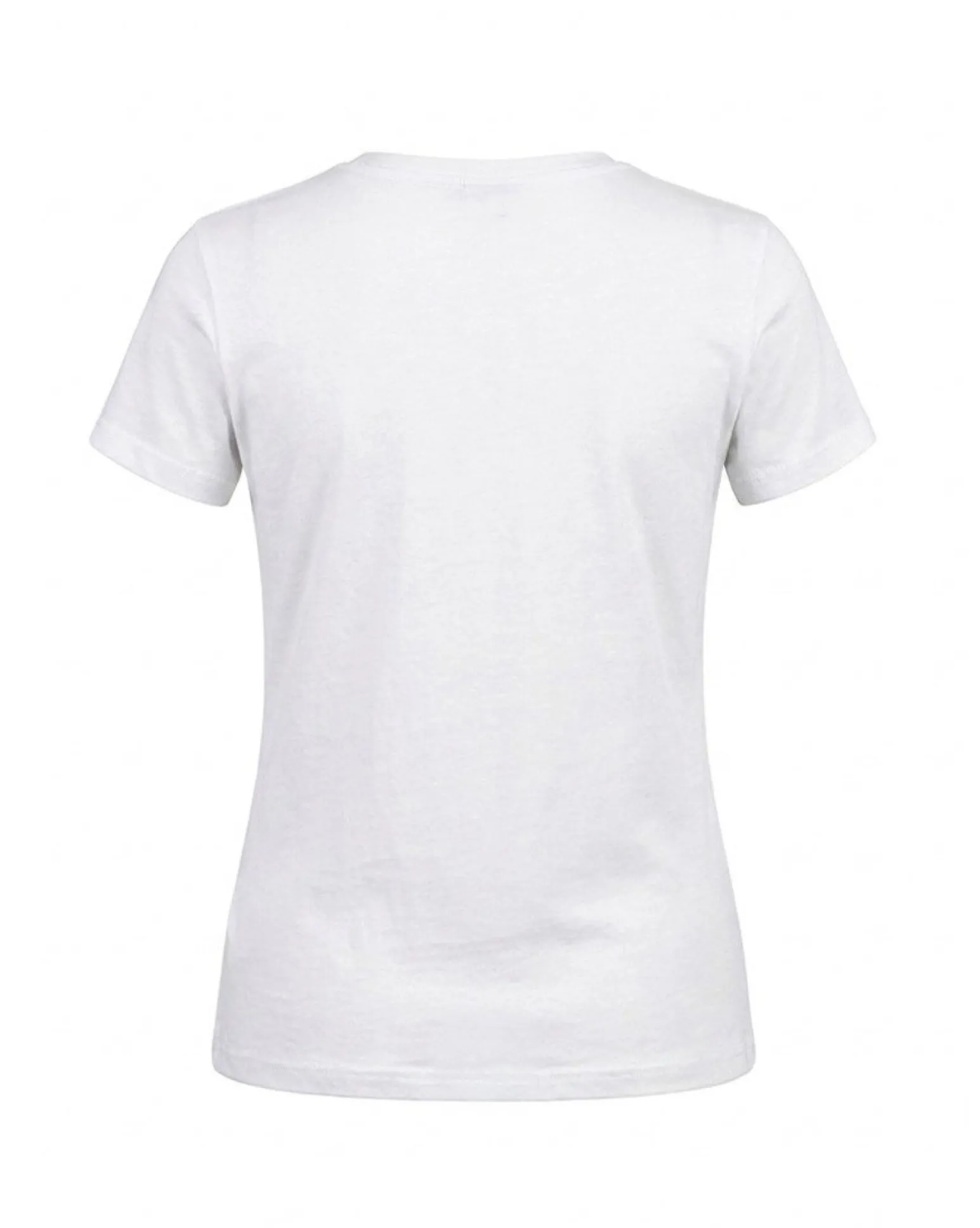 MY JEWELS - Tshirt mezza manica con scollo a V BAMBOO bianca