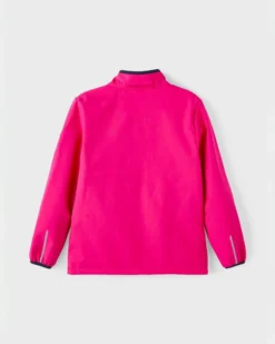 NAME IT - BIMBA GIUBBINO FUXIA CON CAPPUCCIO