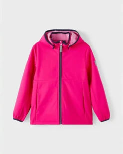 NAME IT - BIMBA GIUBBINO FUXIA CON CAPPUCCIO