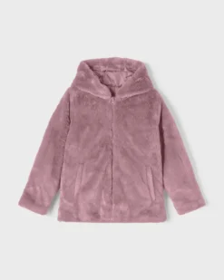 NAME IT - RAGAZZA GIUBBINO ROSA CON PELLICCIA