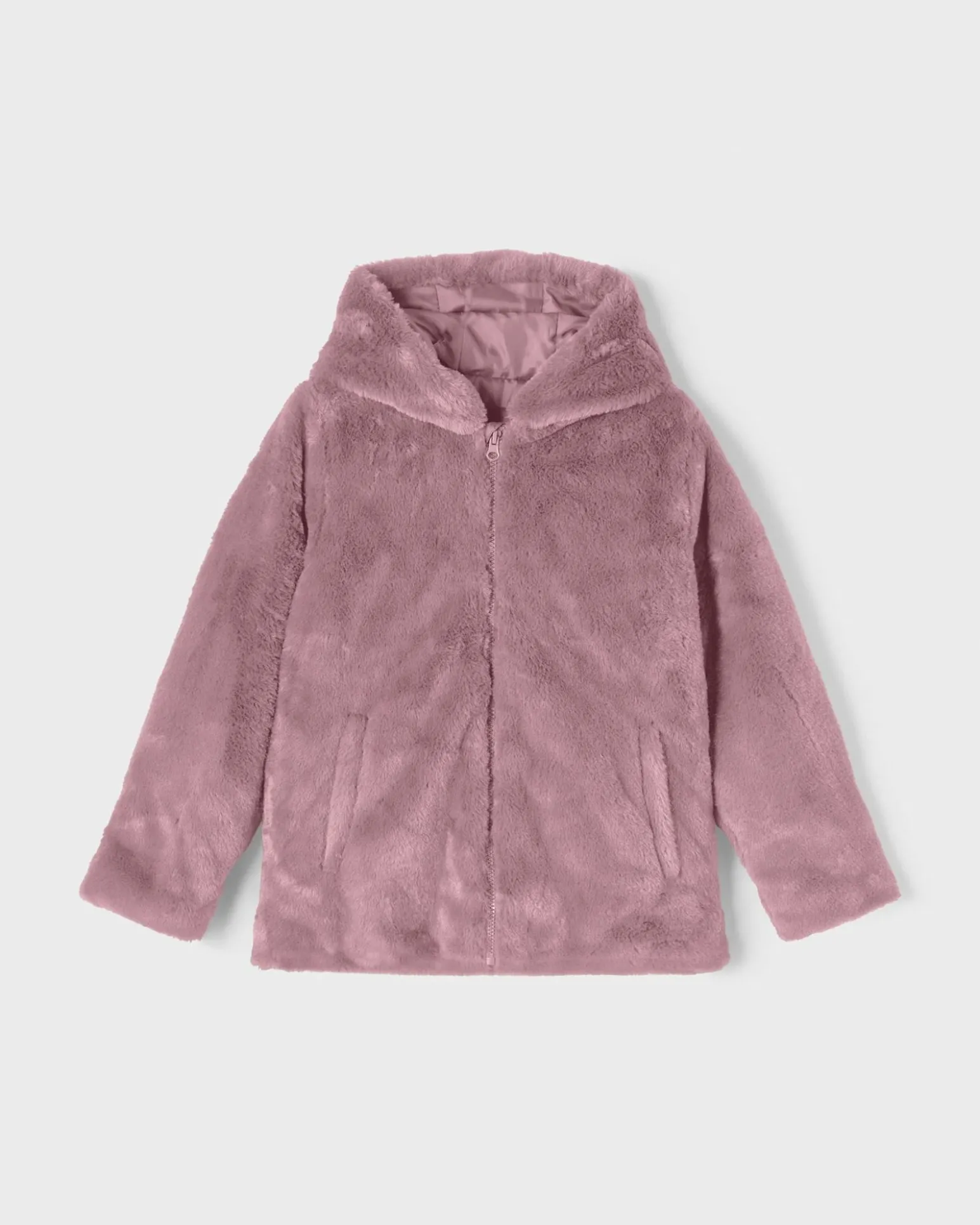NAME IT - RAGAZZA GIUBBINO ROSA CON PELLICCIA