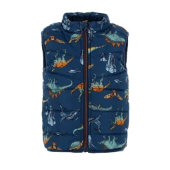 NAME IT - SMANICATO BIMBO BLU CON DISEGNO ANIMALETTI