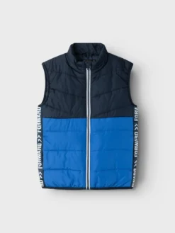 NAME IT - SMANICATO RAGAZZO BICOLORE BLU