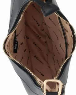 NARDINI - Borsa a spalla leopardata, tracolla removibile