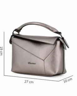 NARDINI - Borsa un manico canna fucile con patta diagonale e tasca posteriore, tracolla removibile