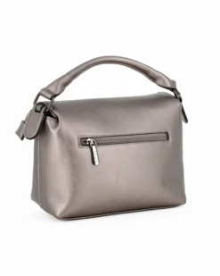 NARDINI - Borsa un manico canna fucile con patta diagonale e tasca posteriore, tracolla removibile