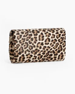 NARDINI- Pochette leopardata con patta