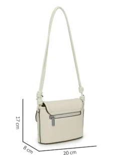NARDINI - Tracollina beige con tasca posteriore e patta