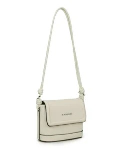 NARDINI - Tracollina beige con tasca posteriore e patta