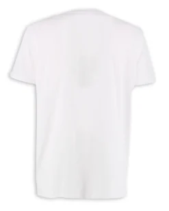 NASA - Tshirt bianca da uomo con logo frontale -  JL052522