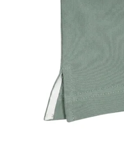 NAVY SAIL - Polo over manica corta verde salvia