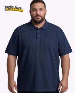 NAVY SAIL - Polo over manica corta blu scuro