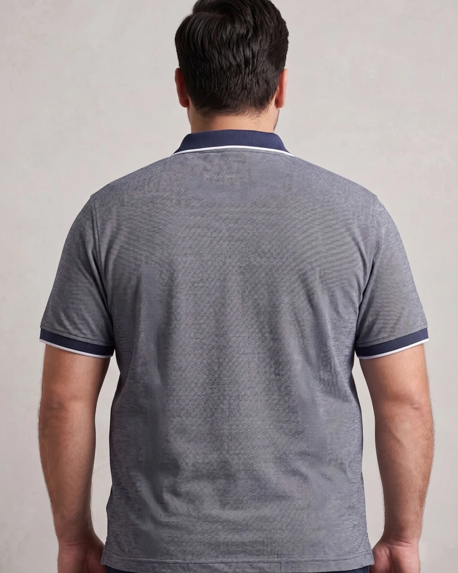 NAVY SAIL - Polo over manica corta blu scuro