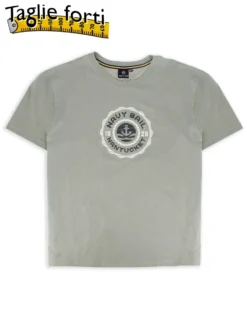 NAVY SAIL - Tshirt over salvia da uomo con logo frontale - NYUOV25375