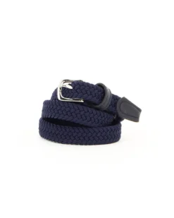 NAZARENO GABRIELLI - Cinta blu da donna, intrecciata ed elasticizzata