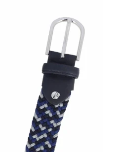 NAZARENO GABRIELLI - Cinta blu junior, intrecciata ed elasticizzata