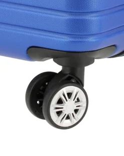 NAZARENO GABRIELLI - TROLLEY BLU IN ABS 4 RUOTE