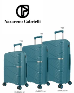 NAZARENO GABRIELLI - TROLLEY PETROLIO IN ABS 4 RUOTE