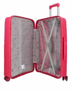 NAZARENO GABRIELLI - TROLLEY ROSSO IN ABS 4 RUOTE