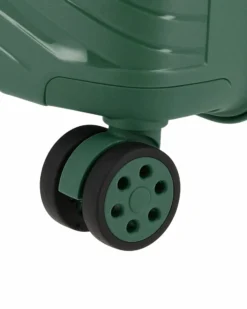 NAZARENO GABRIELLI - TROLLEY VERDE IN ABS 4 RUOTE