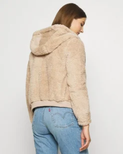 NEON & NYLON by Only - GIUBBINO CON CAPPUCCIO CAMEL