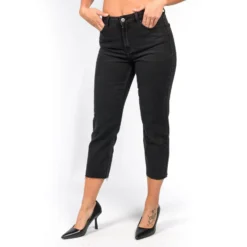 NEON & NYLON by ONLY - JEANS NERO EMILY LIFE HW ST