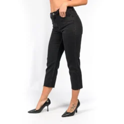 NEON & NYLON by ONLY - JEANS NERO EMILY LIFE HW ST