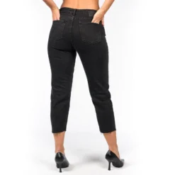 NEON & NYLON by ONLY - JEANS NERO EMILY LIFE HW ST