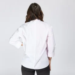 NEON &NYLON - CAMICIA DONNA MANICA LUNGA SVASATA A RICHE