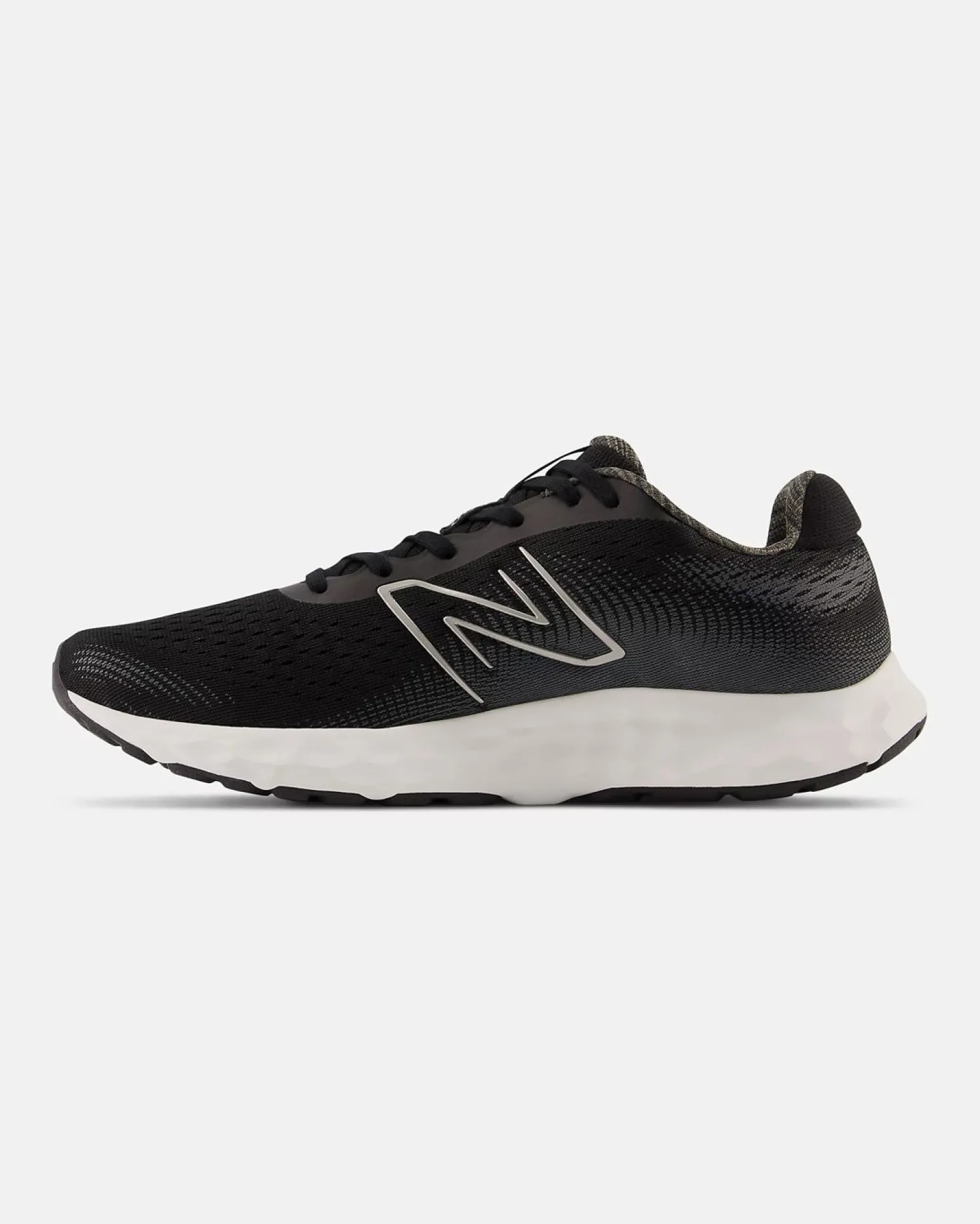 NEW BALANCE - SCARPA DA RUNNING NERA CON DETTAGLI SILVER DA UOMO, M520LB8