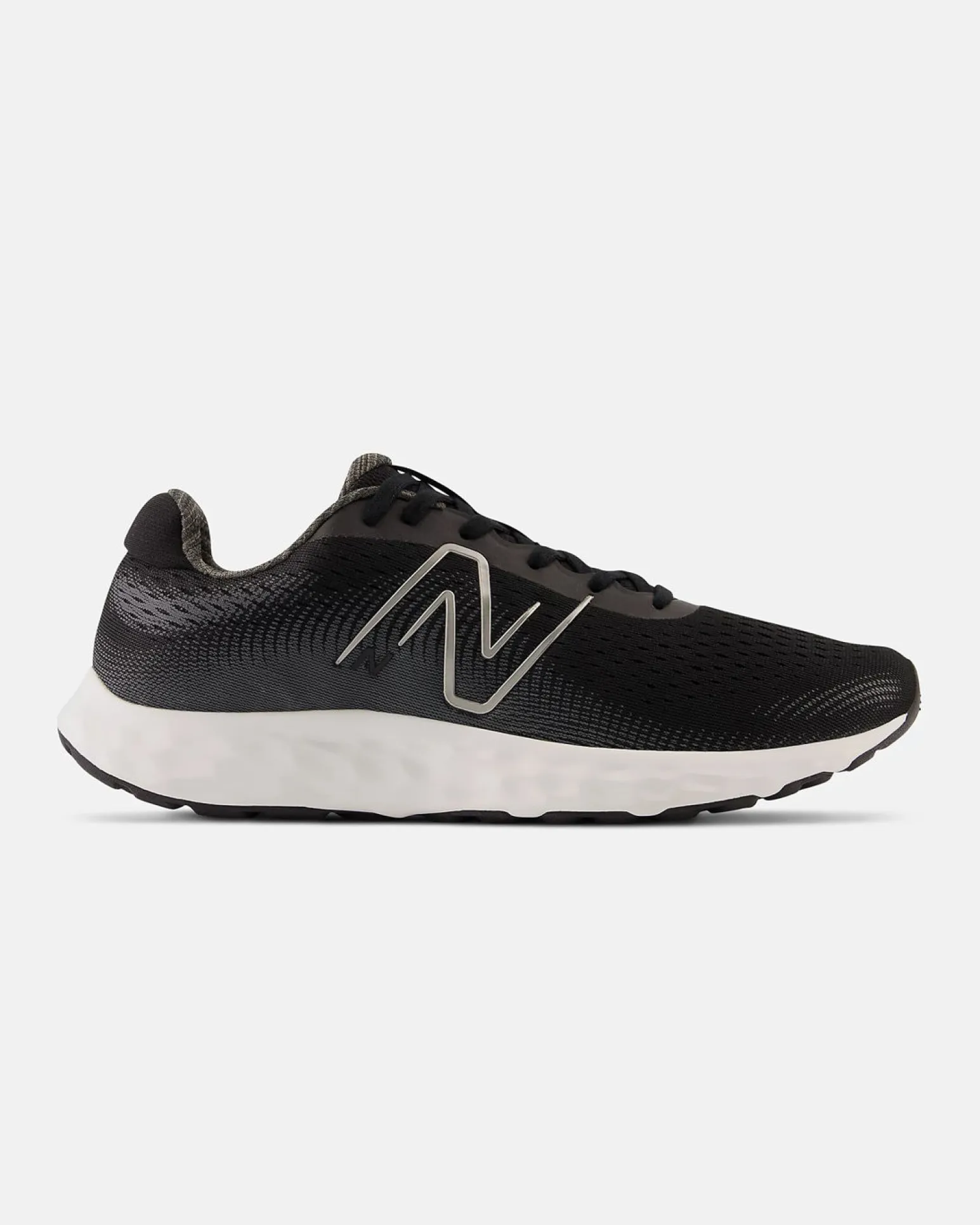NEW BALANCE - SCARPA DA RUNNING NERA CON DETTAGLI SILVER DA UOMO, M520LB8