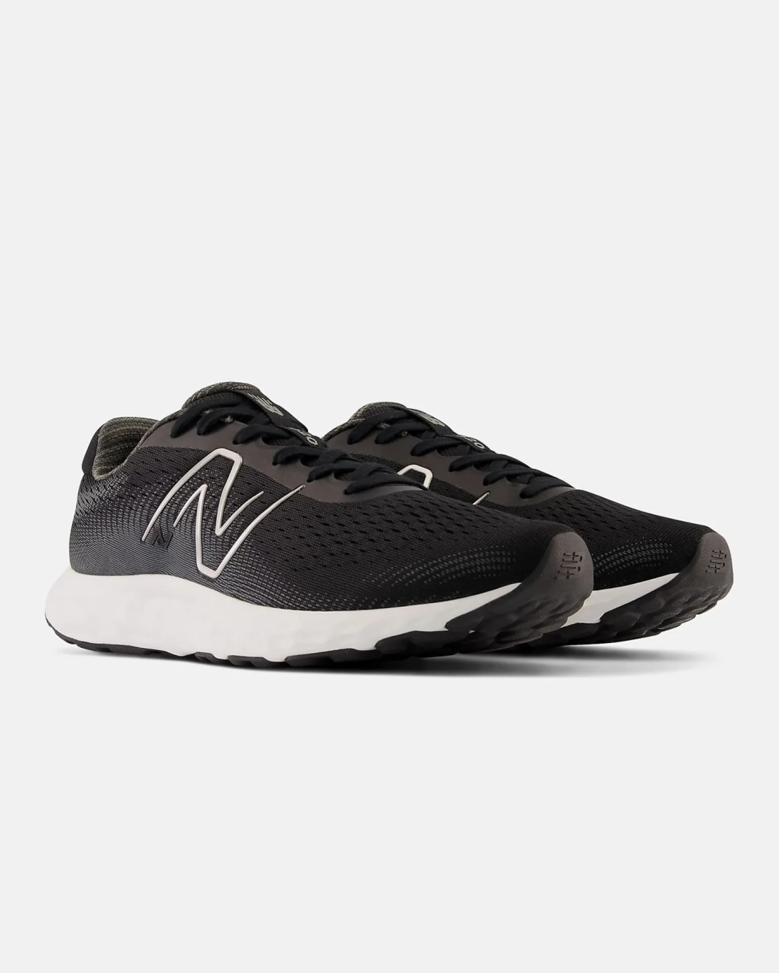 NEW BALANCE - SCARPA DA RUNNING NERA CON DETTAGLI SILVER DA UOMO, M520LB8