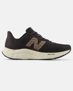 NEW BALANCE -  SCARPA DA RUNNING NERA CON DETTAGLI LEOPARDATI DA DONNA, WARISIK4
