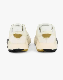 NEW BALANCE - SCARPA DA RUNNING TRAIL NITREL V6 BEIGE CON DETTAGLI  NERI, VERDI E GIALLO OCRA  DA UOMO, MNTR4SE