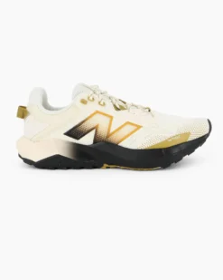 NEW BALANCE - SCARPA DA RUNNING TRAIL NITREL V6 BEIGE CON DETTAGLI  NERI, VERDI E GIALLO OCRA  DA UOMO, MNTR4SE