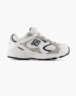NEW BALANCE - SNEAKERS BABY LIFESTYLE  BIANCA CON DETTAGLI GRIGI E BLU DAL 20 AL 27, I4084L7