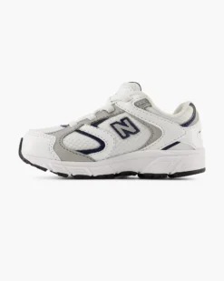 NEW BALANCE - SNEAKERS BABY LIFESTYLE  BIANCA CON DETTAGLI GRIGI E BLU DAL 20 AL 27, I4084L7