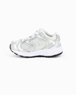 NEW BALANCE - SNEAKERS BABY LIFESTYLE BIANCHE, SILVER E ROSA DAL 20 AL 27, I4084M9