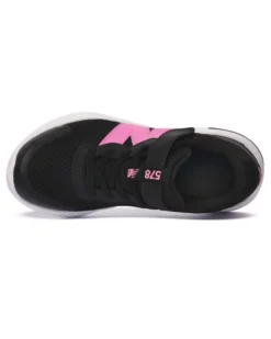 NEW BALANCE - SNEAKERS DA RUNNING BIMBA NERA E FUXIA SYN.LTHR/TEX - DAL 28 AL 35 -  PT578BP