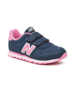 NEW BALANCE - SNEAKERS JUNIOR  BLU E ROSA  LIFESTYLE SYN.LTHR/TEX - DAL 28 AL 35 - PV500NP1