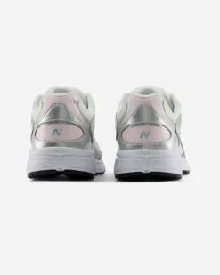 NEW BALANCE - SNEAKERS JUNIOR LIFESTYLE ROSA, BIANCHE E SILVER DAL 35.5 AL 40, G4085Y8