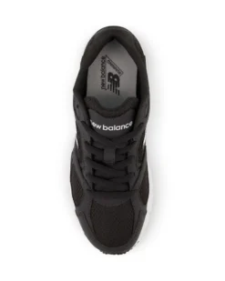 NEW BALANCE -  SNEAKERS JUNIOR LIFESTYLE NERE CON DETTAGLI BIANCHI DAL 35.5 AL 40, G4081M7