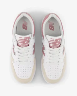 NEW BALANCE 480 – SNEAKERS JUNIOR LIFESTYLE BEIGE / ROSA / BIANCA  -  GB48093B