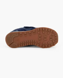 NEW BALANCE - SNEAKERS KIDS  LIFESTYLE BLU CON DETTAGLI BIANCHI E ROSSI DAL 28 AL 35, P51549G