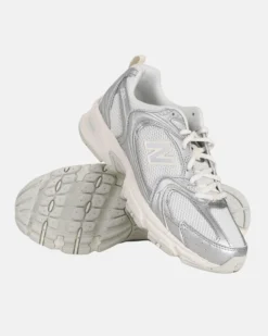 NEW BALANCE - SNEAKERS LIFESTYLE BIANCHE CON DETTAGLI SILVER, U5303IR