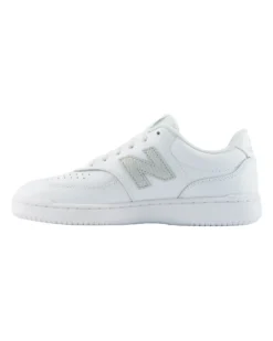 NEW BALANCE - SNEAKERS LIFESTYLE LEATHER BIANCHE CON DETTAGLI GRIGI DA DONNA, W0803RA
