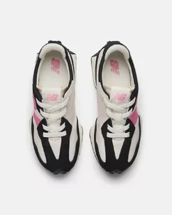 NEW BALANCE - SNEAKERS NERA E BIANCA CON LOGO ROSA LIFESTYLE, NUMERATA 35,5-40 - GS327VL