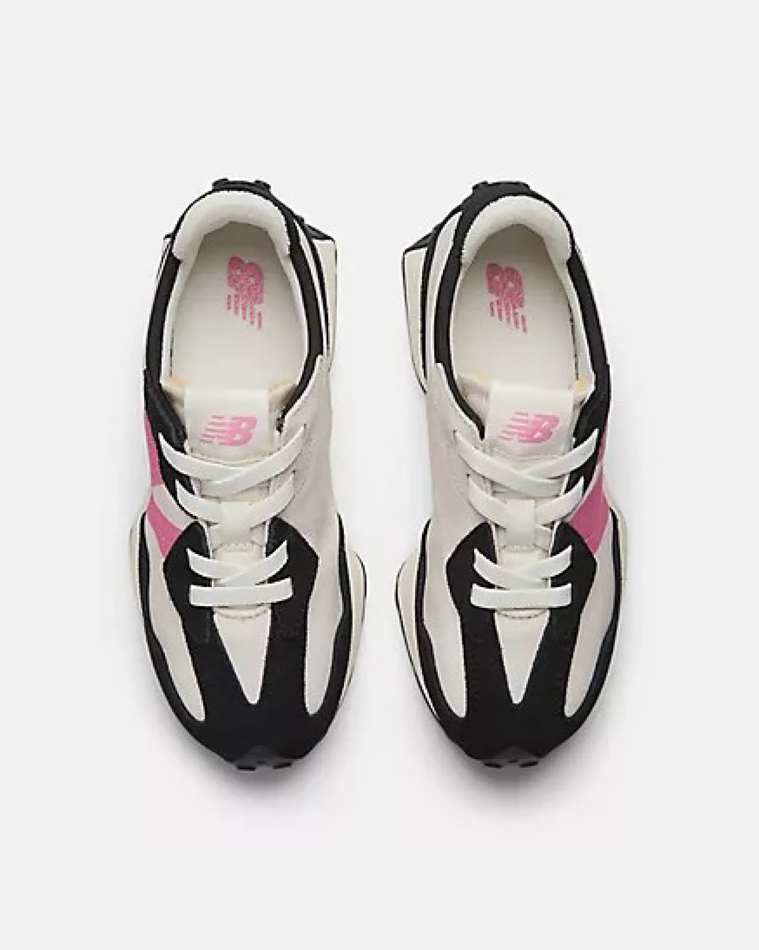 NEW BALANCE - SNEAKERS NERA E BIANCA CON LOGO ROSA LIFESTYLE, NUMERATA 35,5-40 - GS327VL