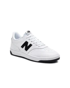 NEW BALANCE - SNEAKERS UOMO BIANCA LIFESTYLE LEATHER - BB80BNN
